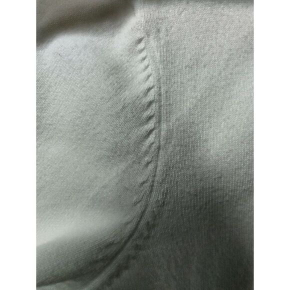 Talbot's Vintage Cream Cotton Blend Turtleneck Sweater Size Medium - Picture 9 of 10